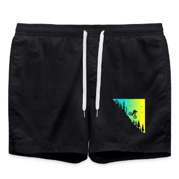 VTT downhill action outdoor vélo vélo - Short de bain - noir - Devant - AI Model Male 185 light (185cm)
