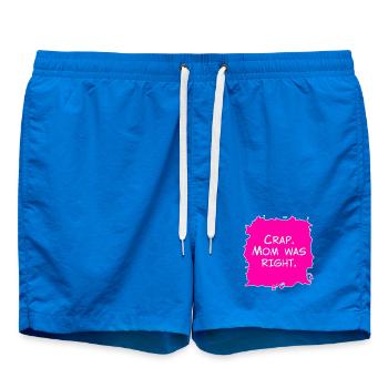 Merde, maman avait raison - Short de bain - cobalt blue - Devant