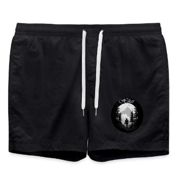 Randonneur - Short de bain - noir - Devant - AI Model Male 185 light (185cm)