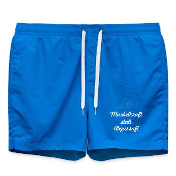 Rad Retro Vintage Fahrrad Radfahrer Fan Klima - Badeshorts - Cobalt blue - Vorne