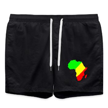 afrique - Short de bain - noir - Devant - AI Model Male 185 light (185cm)