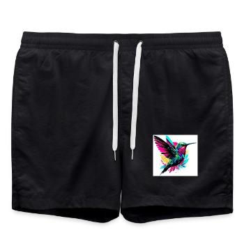 Colibri - Short de bain - noir - Devant - AI Model Male 185 light (185cm)