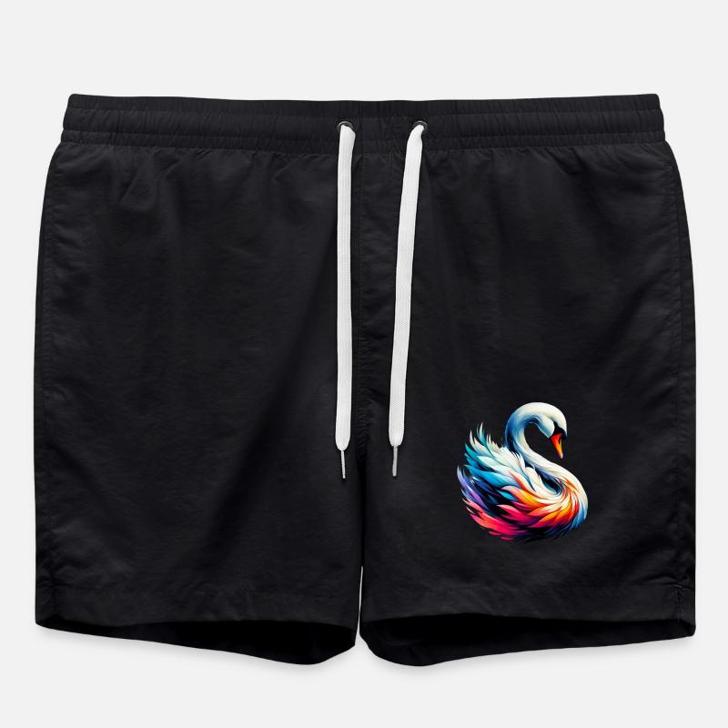 Swan - Swim Trunks - black
