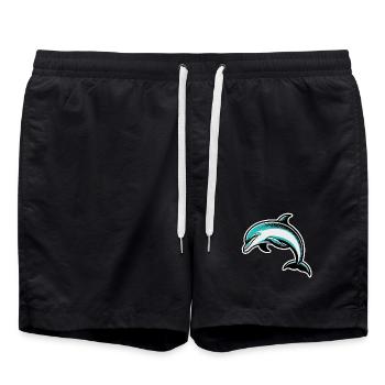 Dauphin - Short de bain - noir - Devant - AI Model Male 185 light (185cm)