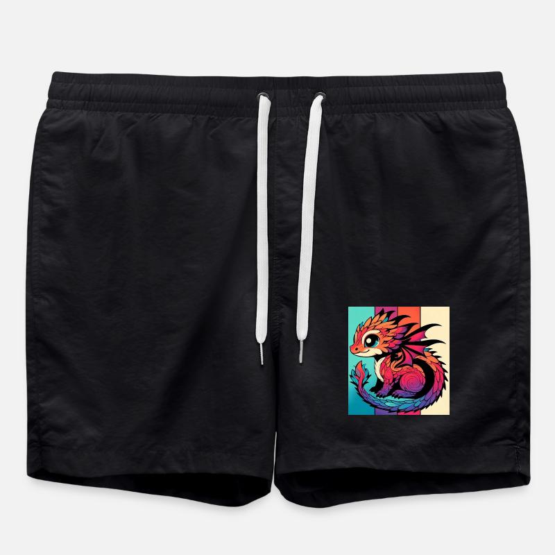 Dragon - Swim Trunks - black