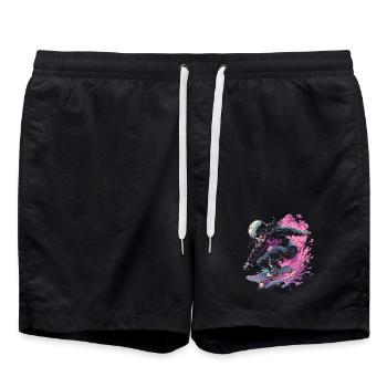 Skateur Fille - Short de bain - noir - Devant - AI Model Male 185 light (185cm)