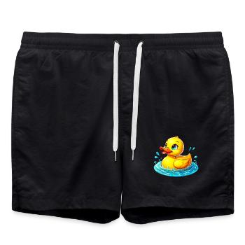 Caneton Canard Canard Canard - Short de bain - noir - Devant - AI Model Male 185 light (185cm)
