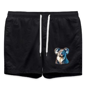 Koala - Swim Trunks - black - Front - AI Model Male 185 light (185cm)