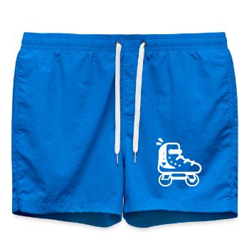 Rollschuhe Cartoon Stil - Badeshorts - Cobalt blue - Vorne