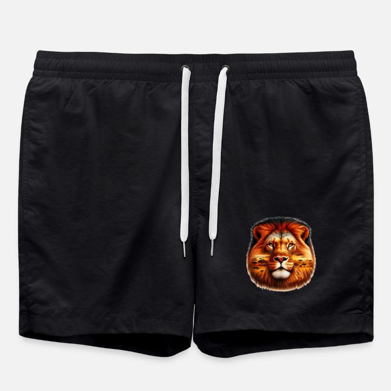 Lion - Short de bain - noir