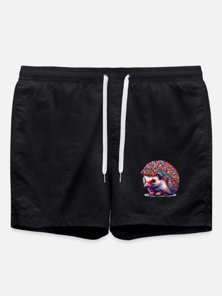 Hedgehog - Swim Trunks - black