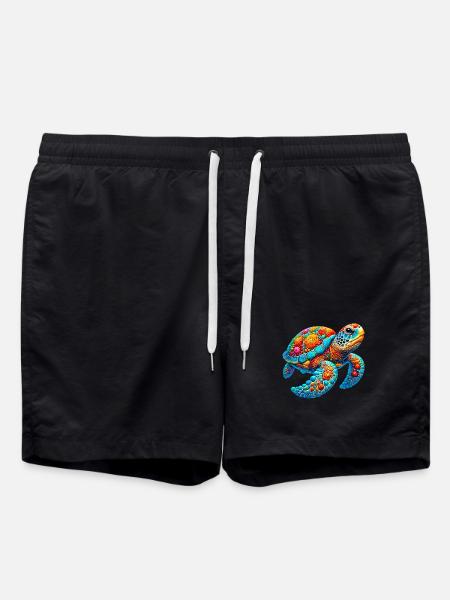 Turtle - Swim Trunks - black