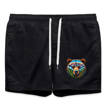 Bear - Swim Trunks - black - Front - AI Model Male 185 light (185cm)