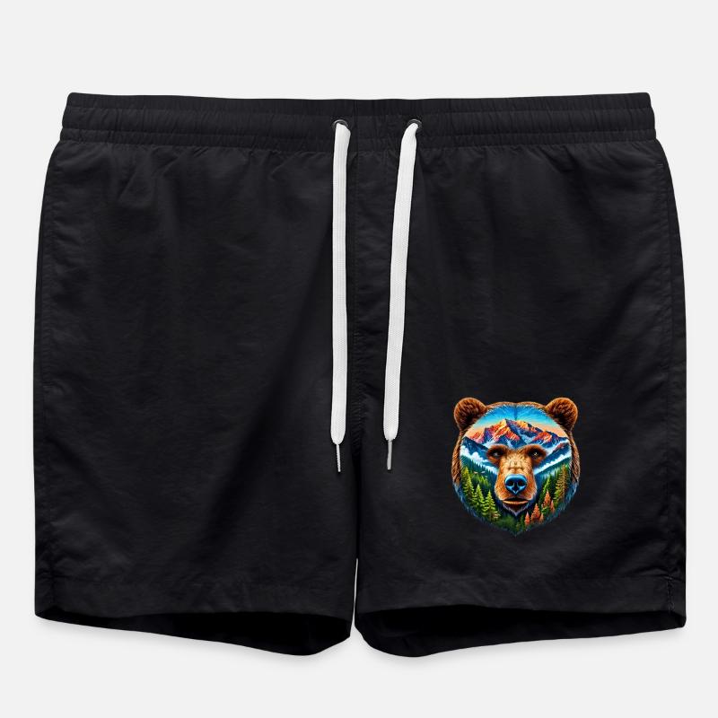 Bear - Swim Trunks - black