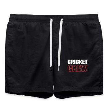 Cricket Crew - Badeshorts - Schwarz - Vorne - AI Model Male 185 light (185cm)