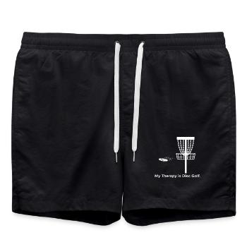 Ma thérapie est le Disc Golf - Short de bain - noir - Devant - AI Model Male 185 light (185cm)
