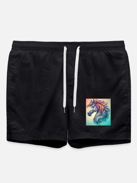 cheval - Short de bain - noir