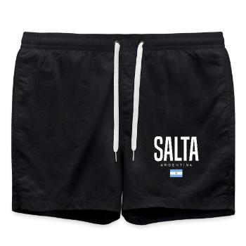 Salta Argentinien Argentinier - Badeshorts - Schwarz - Vorne - AI Model Male 185 light (185cm)