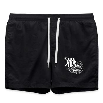 Enterrement de vie de garçon - Short de bain - noir - Devant - AI Model Male 185 light (185cm)