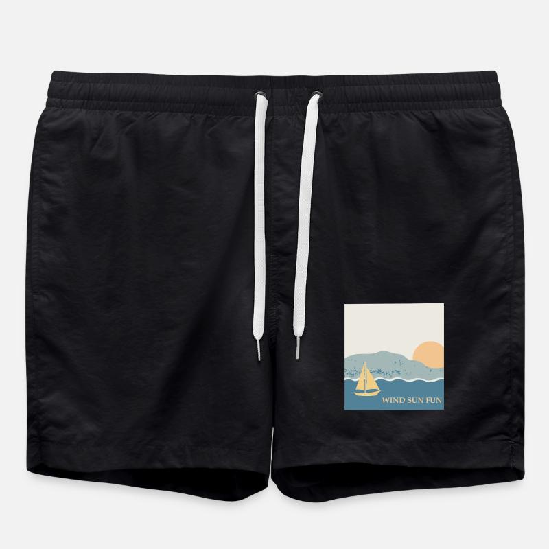 Vent Soleil Plaisir Navigation Rêve - Short de bain - noir