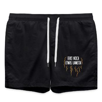 Il manque encore un peu de guirlande - Short de bain - noir - Devant - AI Model Male 185 light (185cm)