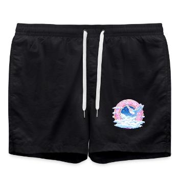 Vol du Ciel Donut - Short de bain - noir - Devant - AI Model Male 185 light (185cm)