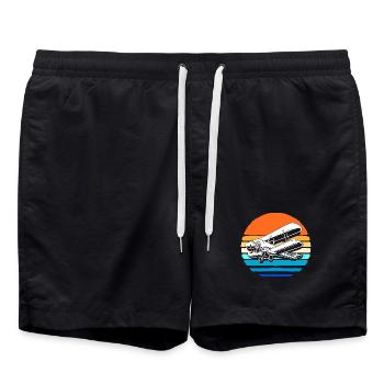 Avion modèle modèle - Short de bain - noir - Devant - AI Model Male 185 light (185cm)