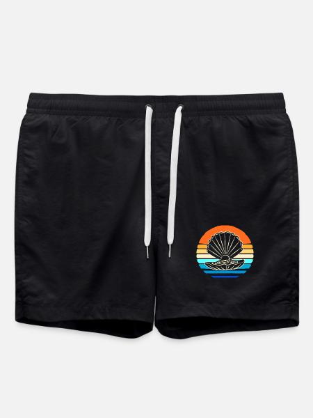 Shell collector shell - Swim Trunks - black