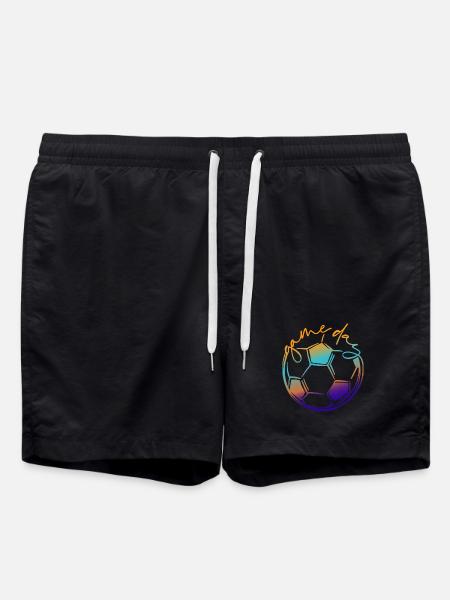 Game Day | Soccer Player - Badeshorts - Schwarz