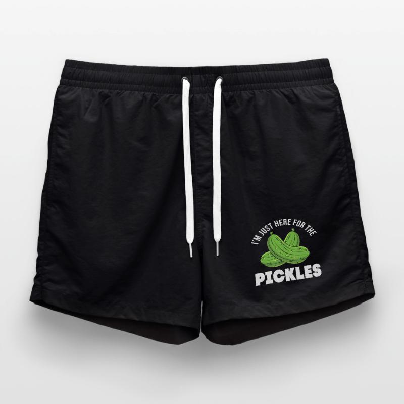 Cornichon concombre et concombre Short de bain