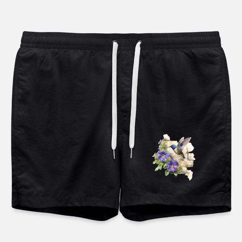 Hummingbird - Swim Trunks - black