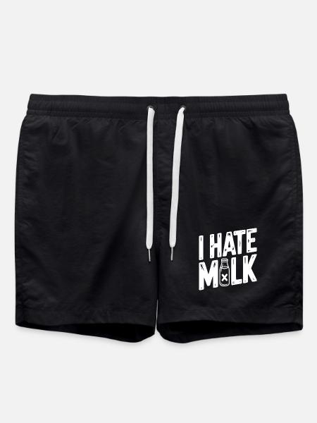 I Hate Milk - Swim Trunks - black