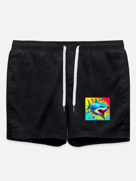 Shark - Swim Trunks - black