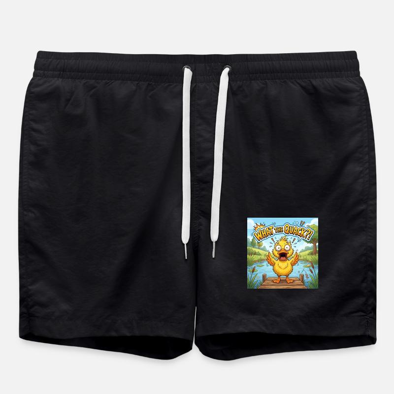 What the Quack!? - Badeshorts - Schwarz