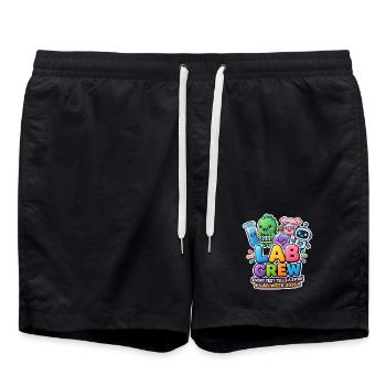 Lab Crew 2026 : Équipe de Laboratoire BD - Short de bain - noir - Devant - AI Model Male 185 light (185cm)