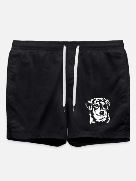 Carea Leone's Head "Black Edition" - Swim Trunks - black