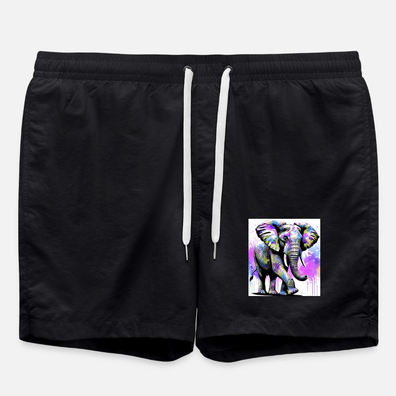 éléphant - Short de bain - noir