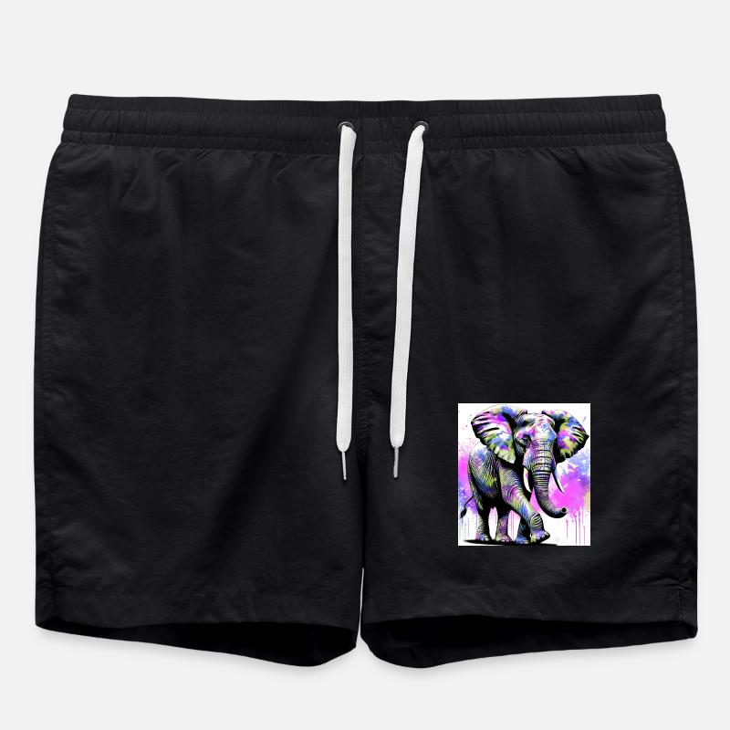 éléphant - Short de bain - noir
