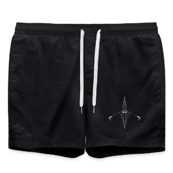 Ramer - Short de bain - noir - Devant - AI Model Male 185 light (185cm)