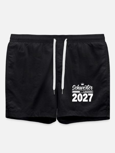Schwester Loading 2027 - Badeshorts - Schwarz
