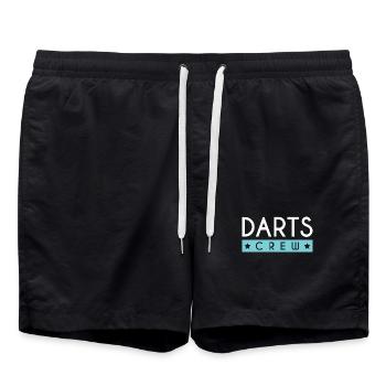Darts Crew - Badeshorts - Schwarz - Vorne - AI Model Male 185 light (185cm)
