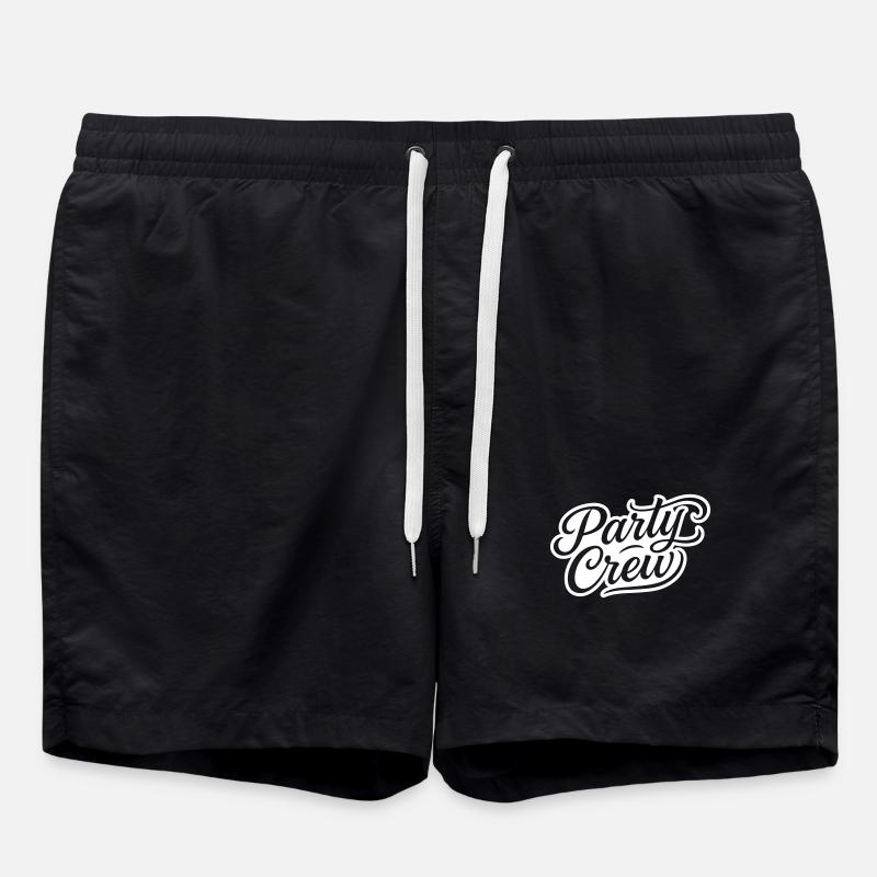 Équipe de fête - Short de bain - noir