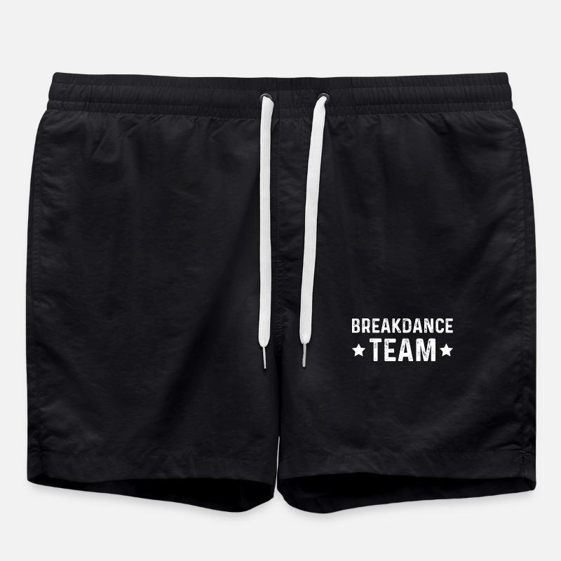 Breakdance Team - Swim Trunks - black