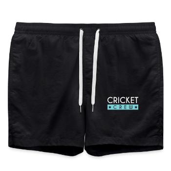 Cricket Crew - Badeshorts - Schwarz - Vorne - AI Model Male 185 light (185cm)