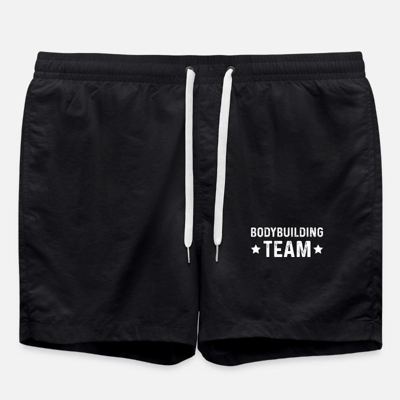 Bodybuilding Team - Swim Trunks - black