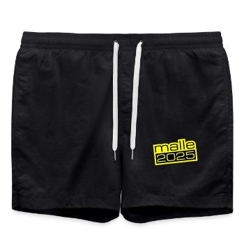 Malle 2025 - Badeshorts - Schwarz - Vorne - AI Model Male 185 light (185cm)