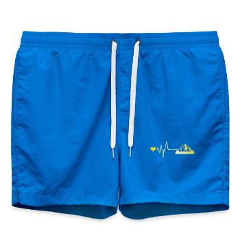 Berge Puls Herz - Badeshorts - Cobalt blue - Vorne