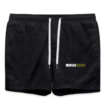 Malle 2025 - Swim Trunks - black - Front - AI Model Male 185 light (185cm)