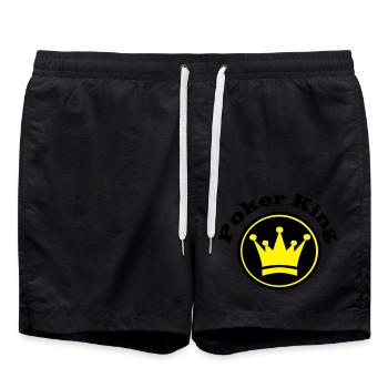 2541614 11116861 Poker - Swim Trunks - black - Front - AI Model Male 185 light (185cm)