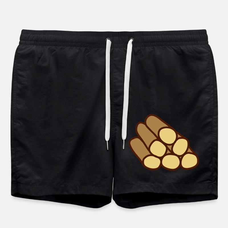 Wood - Short de bain - noir